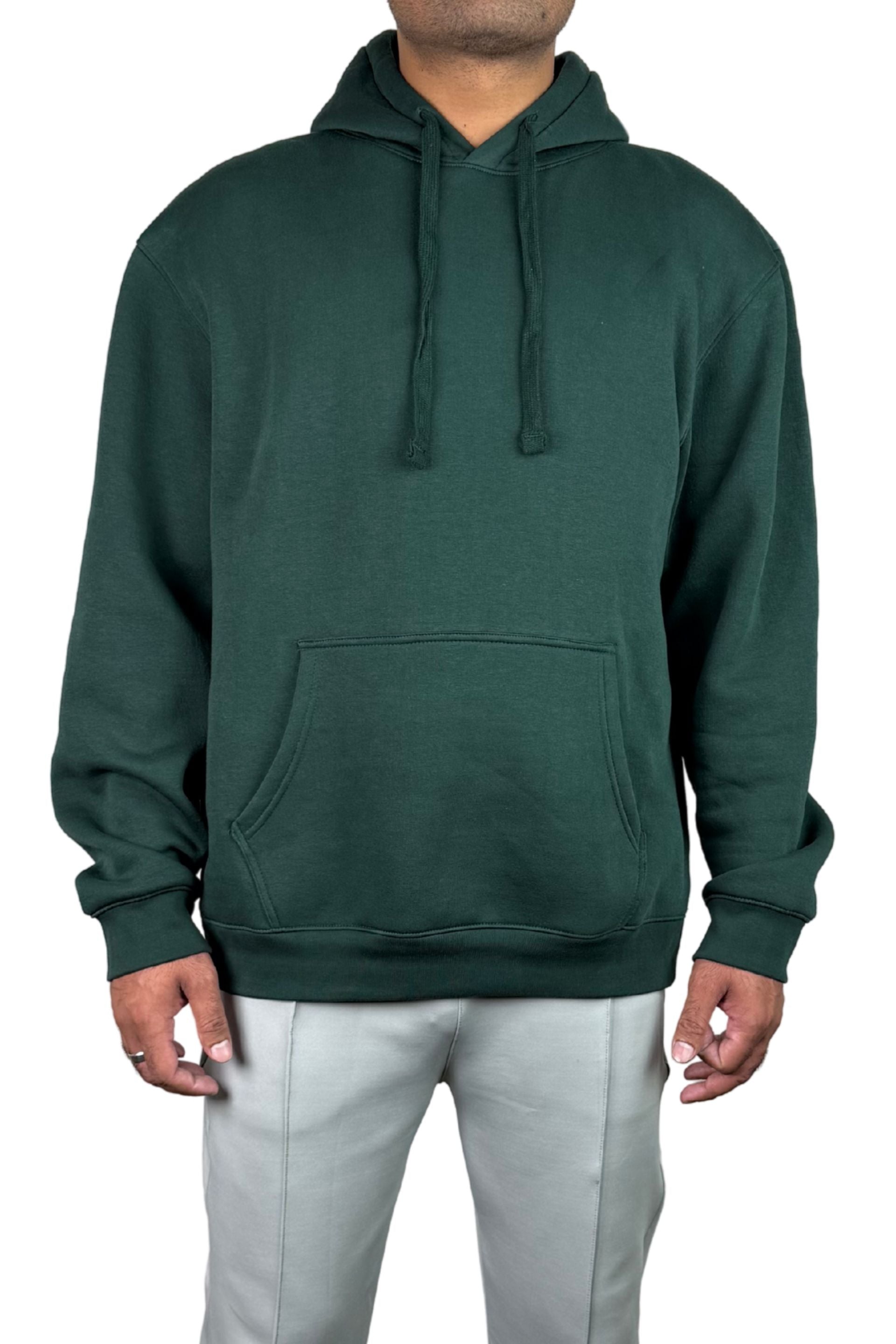 GREEN HOODIE FLEECE OVERSIZED