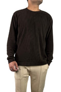 BROWN LOOSE FIT SWEAT