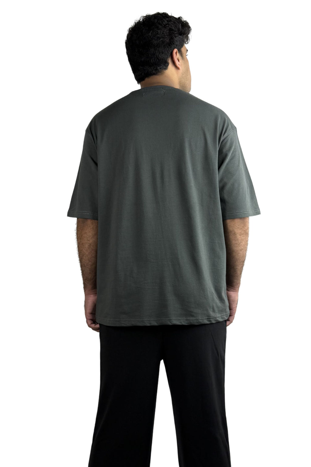 GREY BASIC T-SHIRT RELAX FIT