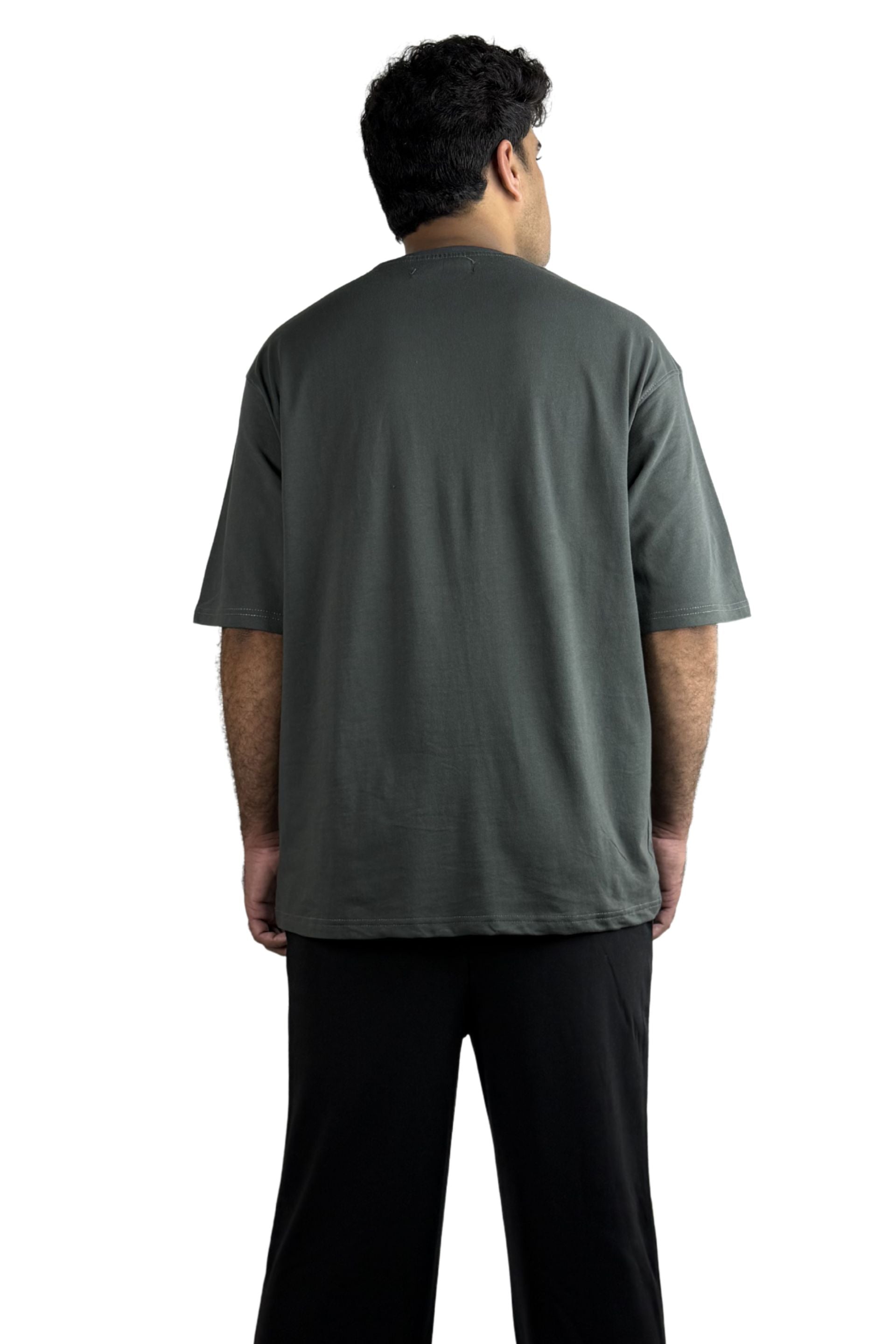 GREY BASIC T-SHIRT RELAX FIT