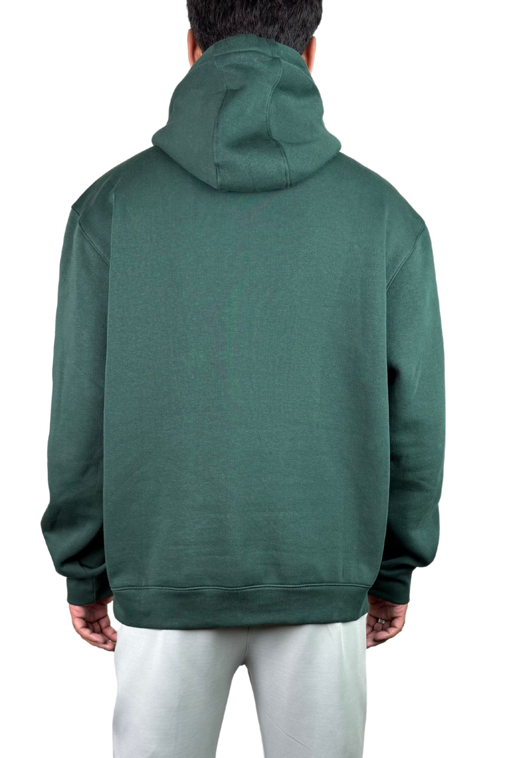 GREEN HOODIE FLEECE OVERSIZED
