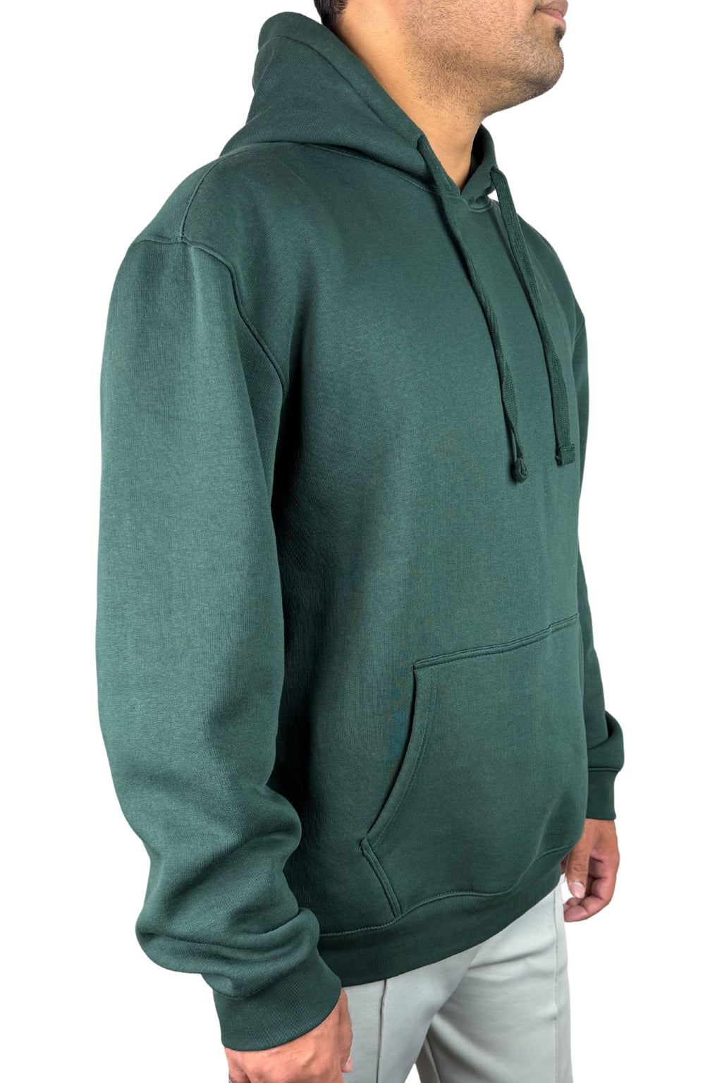 GREEN HOODIE FLEECE OVERSIZED