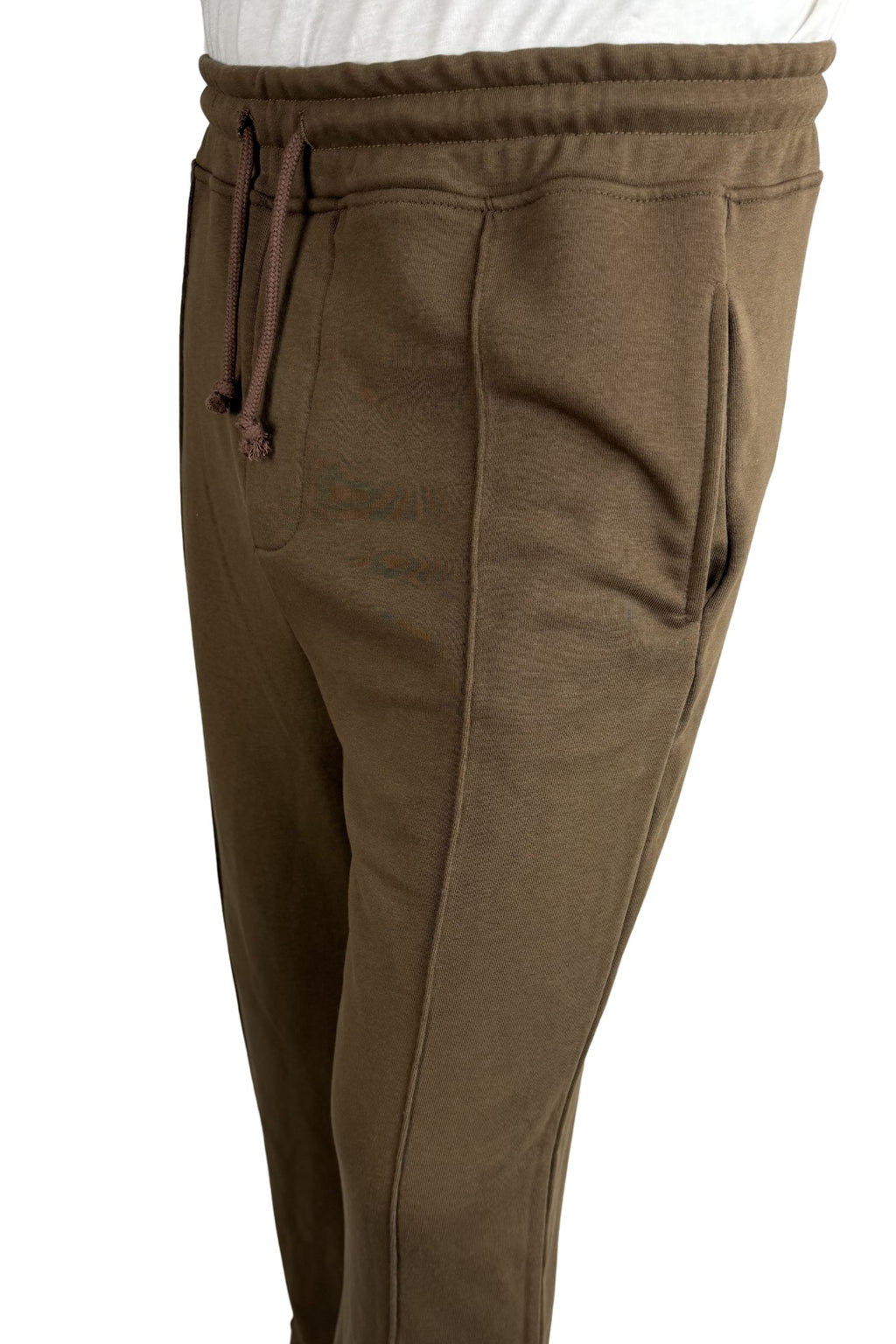 BROWN BASIC TROUSER RELAX FIT