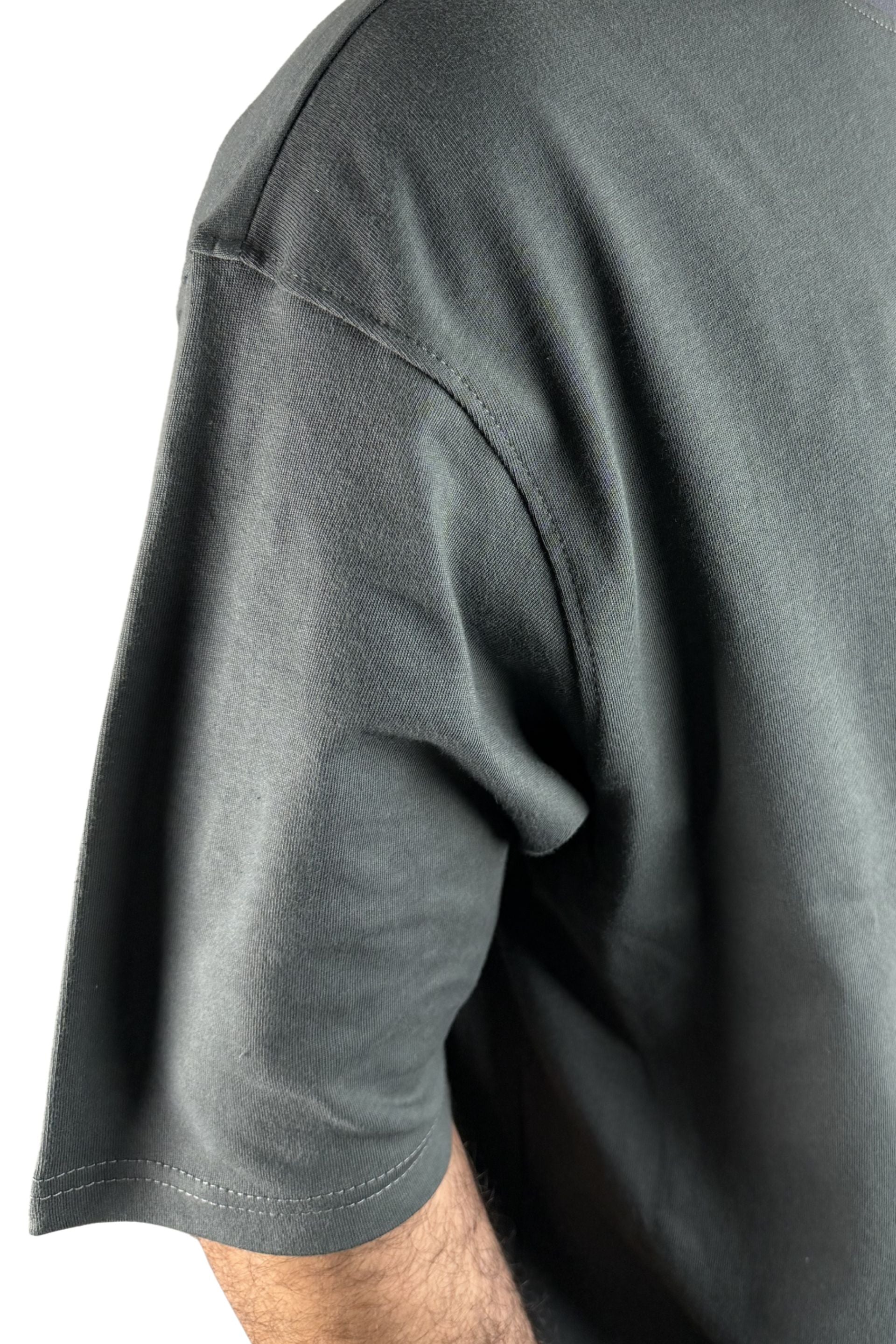 GREY BASIC T-SHIRT RELAX FIT