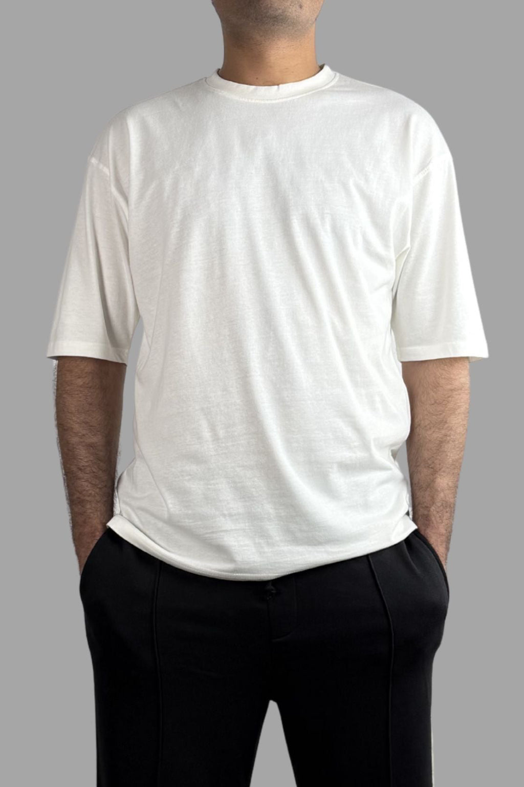 RELAX FIT BASIC T-SHIRT WHITE